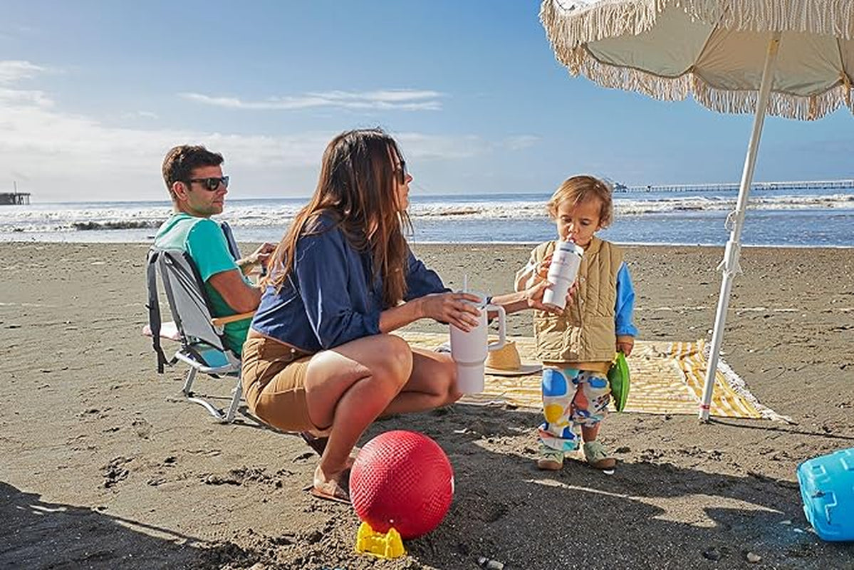 Stanley Quencher H2.0 Flowstate Stainless Steel Vacuum Insulated Tumbler with Lid and Straw for Water, Iced Tea or Coffee 40 Oz