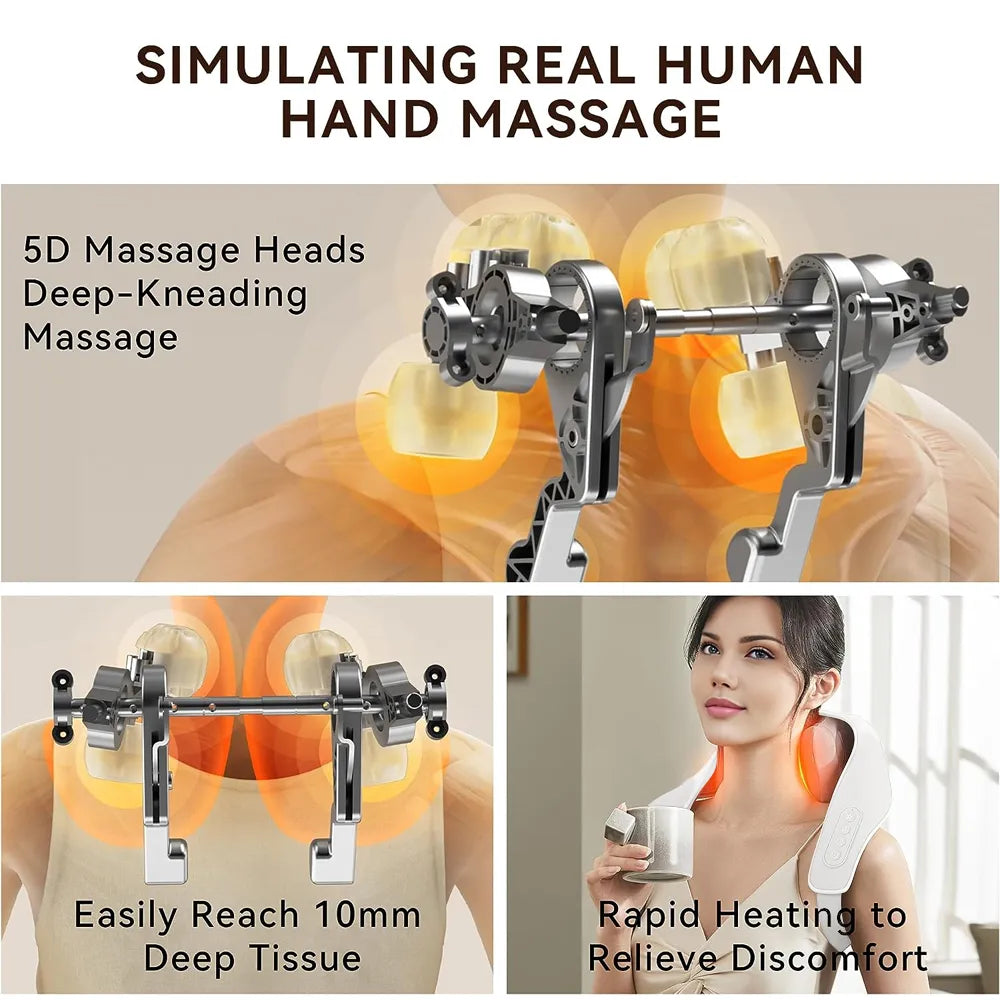 5D Kneading Chiropractic Neck Massager